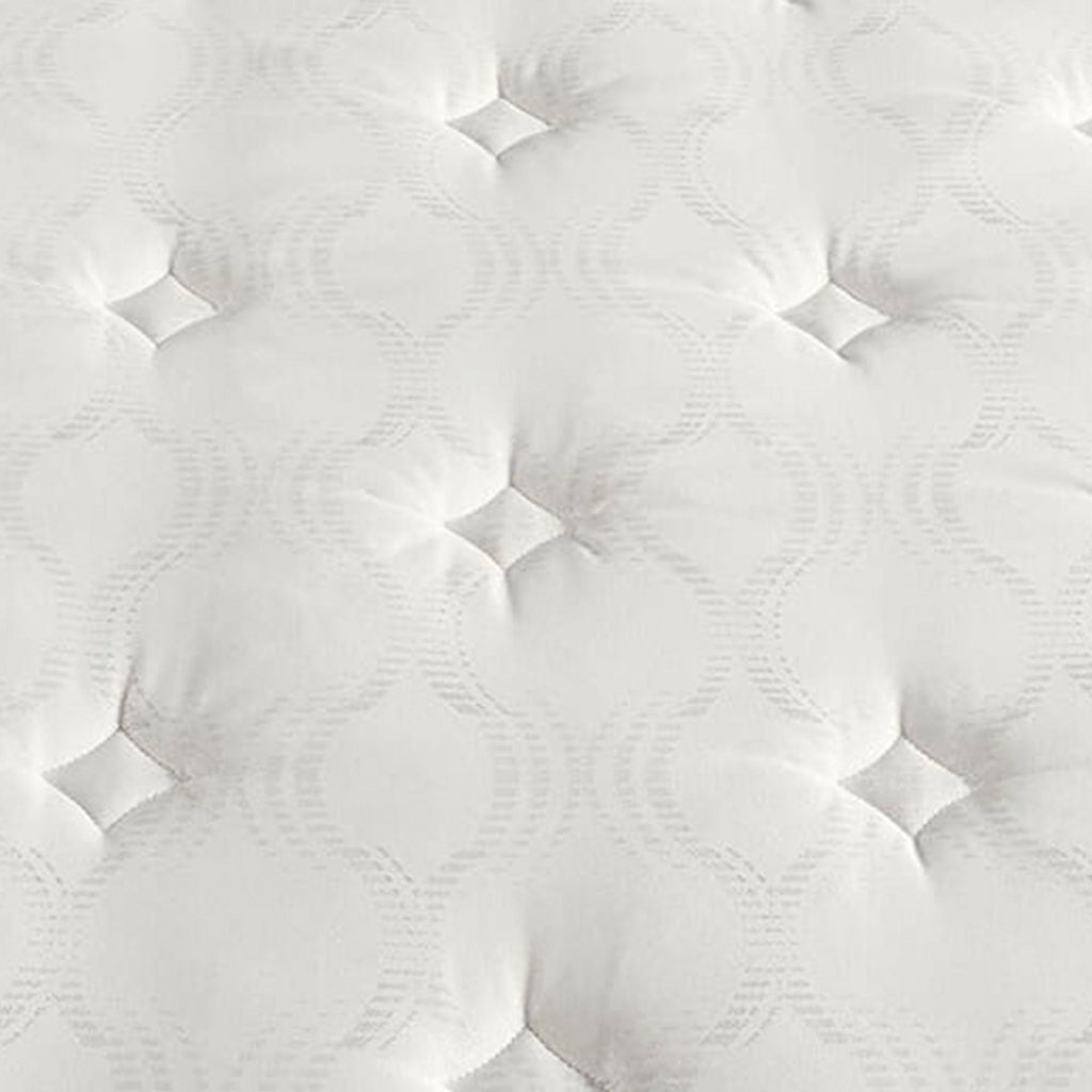Close-up view of the fabric used on a Serta Classic Plush 11"