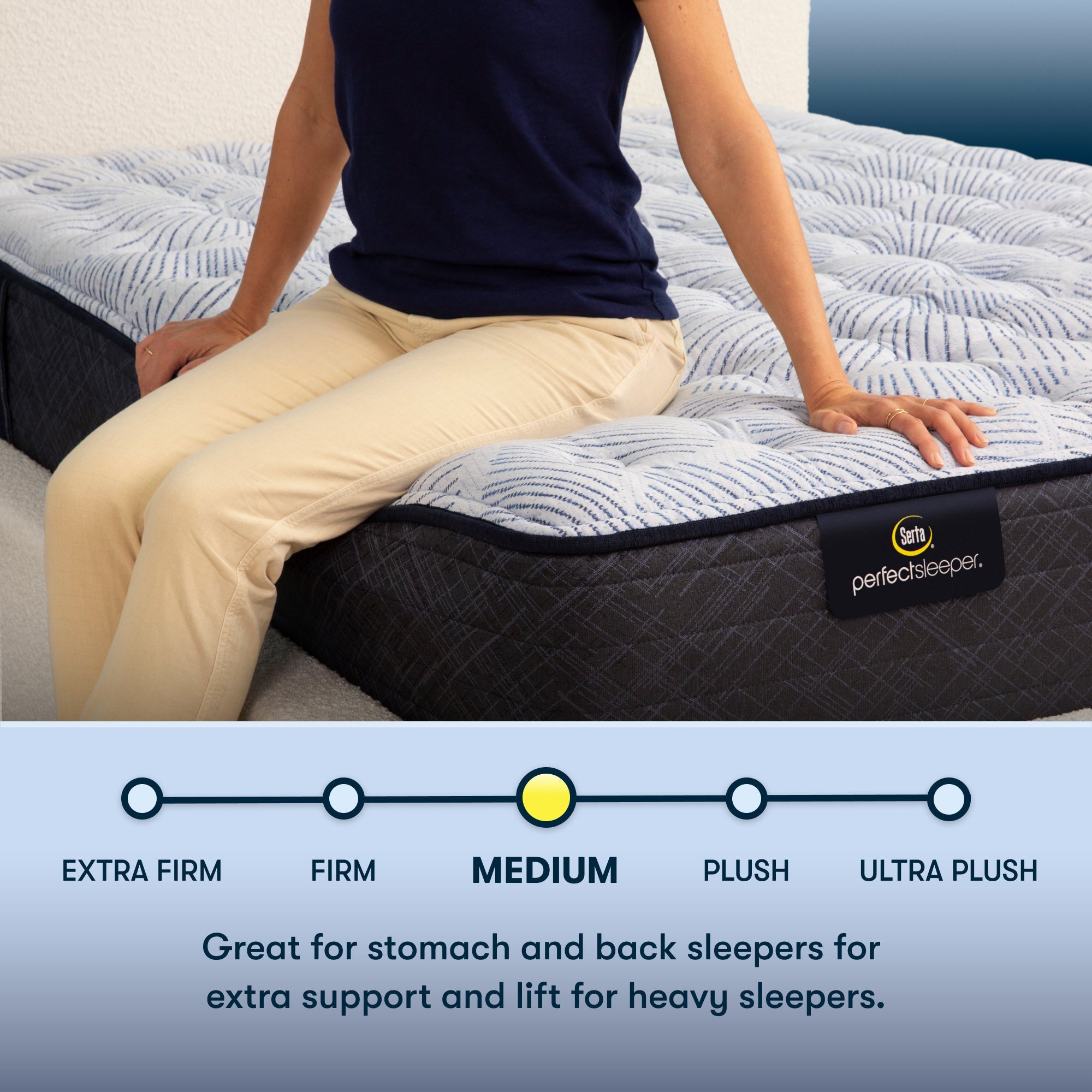 Perfect Sleeper Nurture Night 13.5" Medium Mattress
