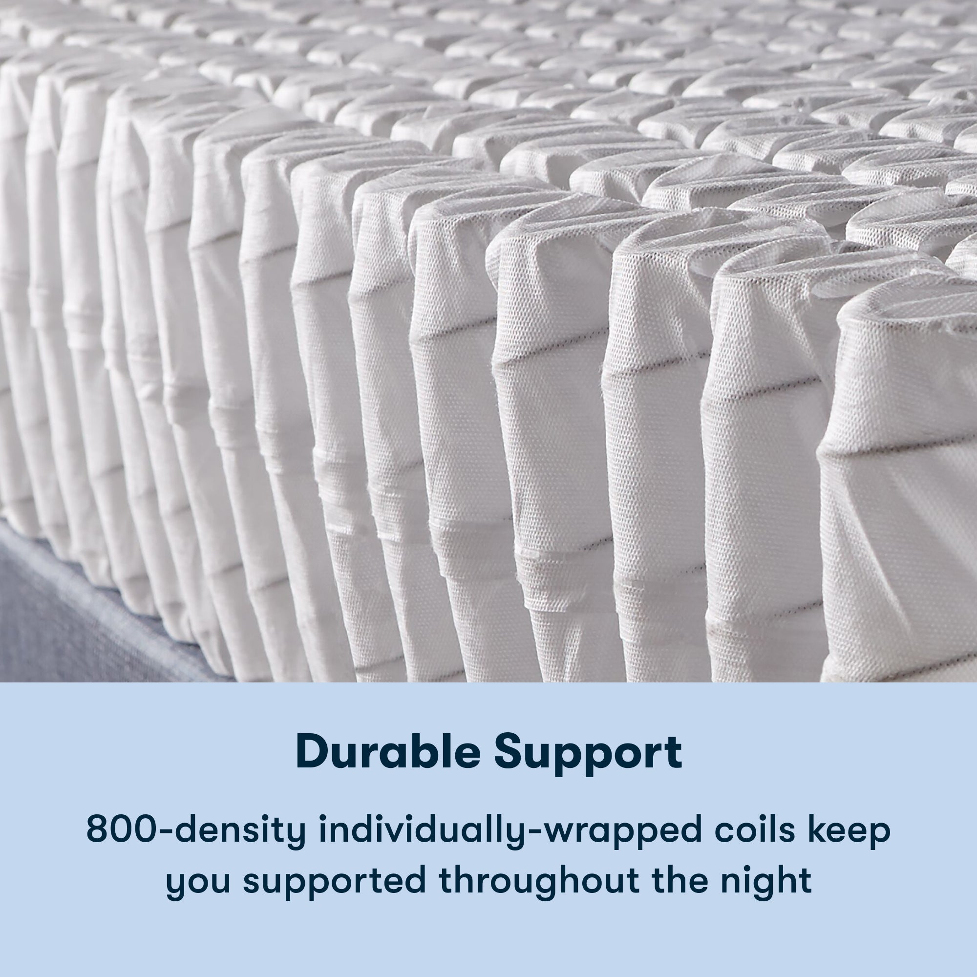 Durable support coils material of a 12 inch foam mattress || feel: Medium